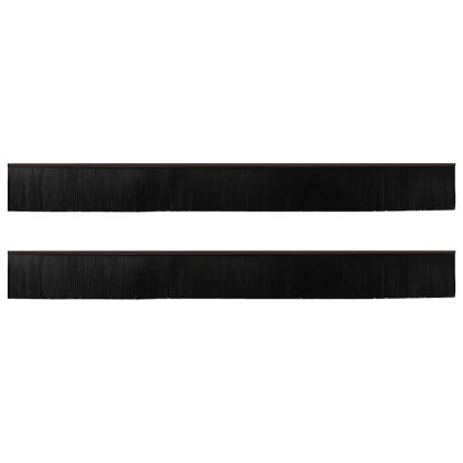 Запечатващи четки за врата с винтово закрепване 2 pcs Кафяво