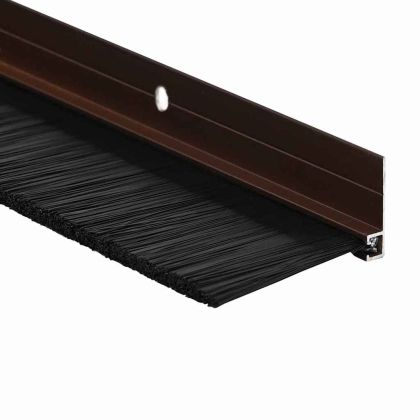 Запечатващи четки за врата с винтово закрепване 6 pcs Кафяво