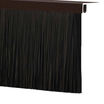 Запечатващи четки за врата с винтово закрепване 6 pcs Кафяво