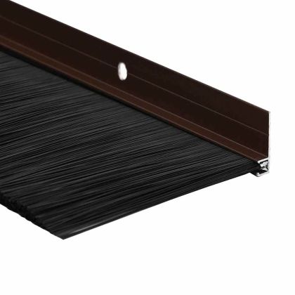 Запечатващи четки за врата с винтово закрепване 6 pcs Кафяво