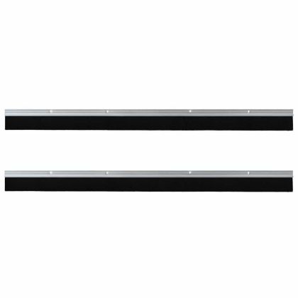 Запечатващи четки за врата с винтово закрепване 2 pcs Сребрист