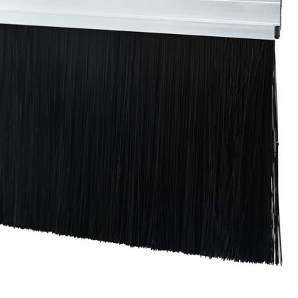 Запечатващи четки за врата с винтово закрепване 2 pcs Сребрист