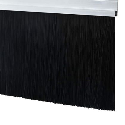 Запечатващи четки за врата с винтово закрепване 6 pcs Сребрист