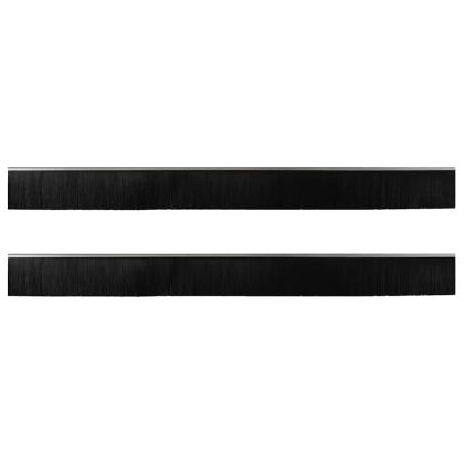 Запечатващи четки за врата с винтово закрепване 2 pcs Сребрист