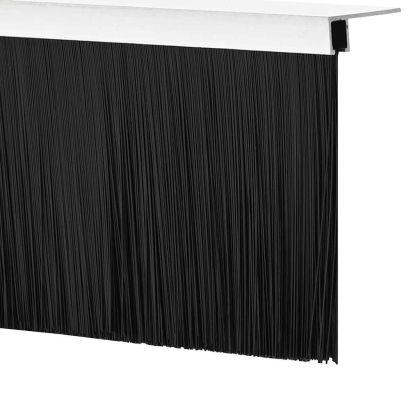 Запечатващи четки за врата с винтово закрепване 6 pcs Сребрист