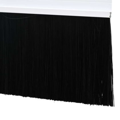 Запечатващи четки за врата с винтово закрепване 2 pcs Бяло