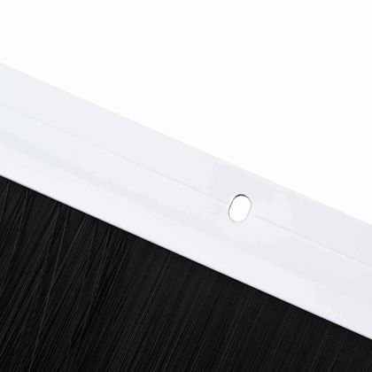 Запечатващи четки за врата с винтово закрепване 6 pcs Бяло