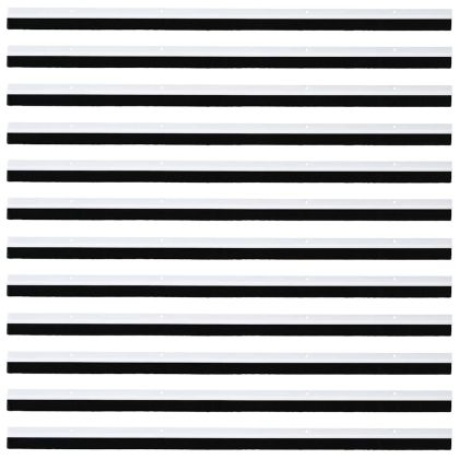 Запечатващи четки за врата с винтово закрепване 12 pcs Бяло