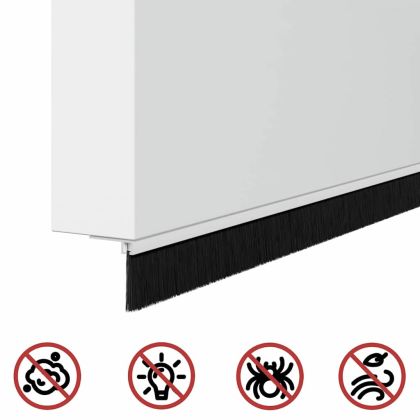 Запечатващи четки за врата с винтово закрепване 2 pcs Бяло