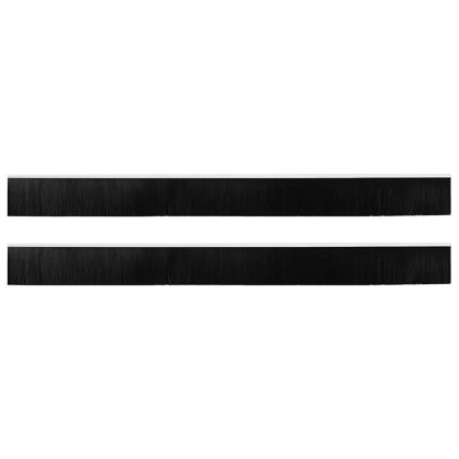 Запечатващи четки за врата с винтово закрепване 2 pcs Бяло