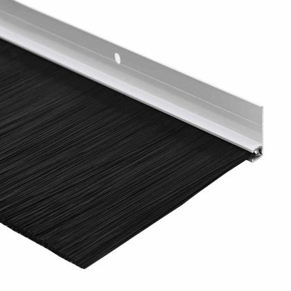 Запечатващи четки за врата с винтово закрепване 2 pcs Бяло