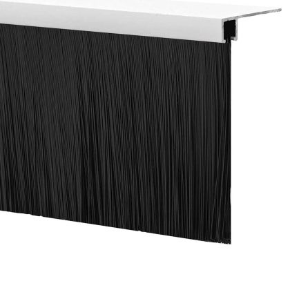 Запечатващи четки за врата с винтово закрепване 12 pcs Бяло