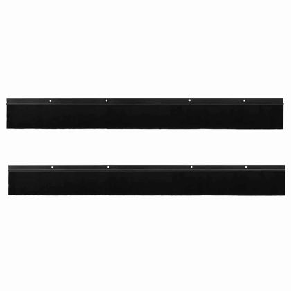 Запечатващи четки за врата с винтово закрепване 2 pcs Черно