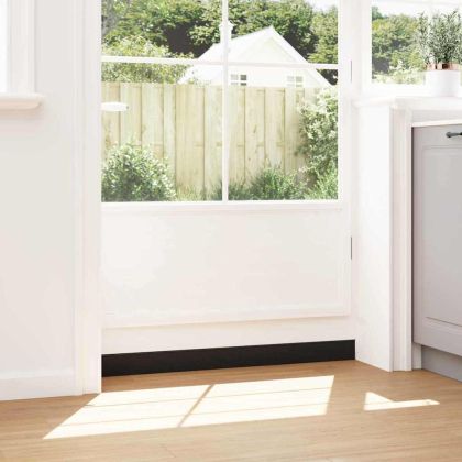 Запечатващи четки за врата с винтово закрепване 6 pcs Черно