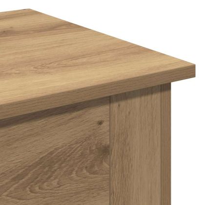 Кафе маса, дъб артизан, 40x40x42 см, инженерно дърво