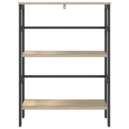 Рафт за книги Сонома дъб 60 х 29,5 х 81 см Инженерно дърво