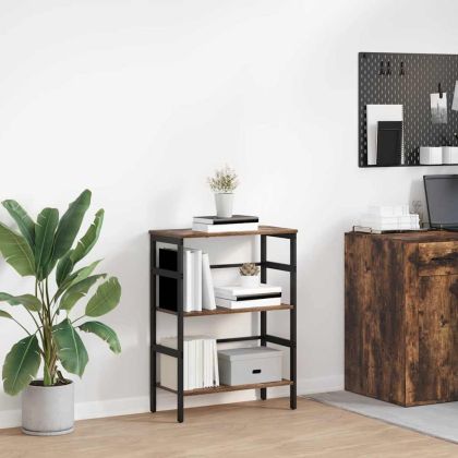 Рафт за книги Димян дъб 60 х 29,5 х 81 см Инженерно дърво