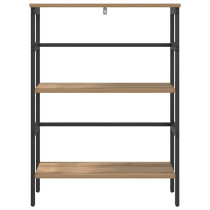 Рафт за книги Дъб 60 х 29,5 х 81 см Инженерно дърво