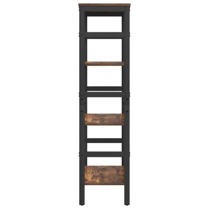 Рафт за книги Димян дъб 60 х 29,5 х 115 см Инженерно дърво