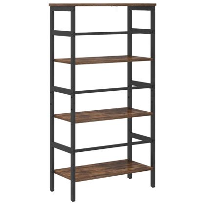 Рафт за книги Димян дъб 60 х 29,5 х 115 см Инженерно дърво