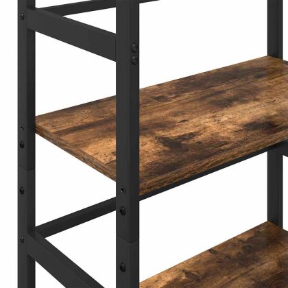 Рафт за книги Димян дъб 60 х 29,5 х 149 см Инженерно дърво