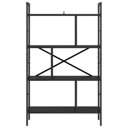 Рафт за книги Черния дъб 75 x 30 x 123,5 см Инженерно дърво