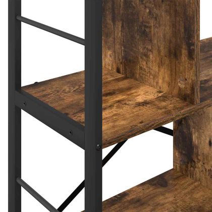 Рафт за книги Димян дъб 75 x 30 x 91 см Инженерно дърво