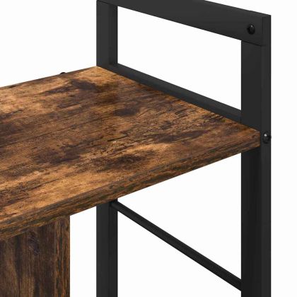 Рафт за книги Димян дъб 75 x 30 x 58,5 см Инженерно дърво