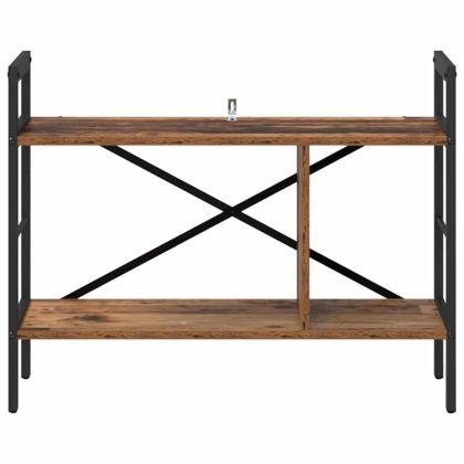 Рафт за книги Старо дърво 75 x 30 x 58,5 см Инженерно дърво