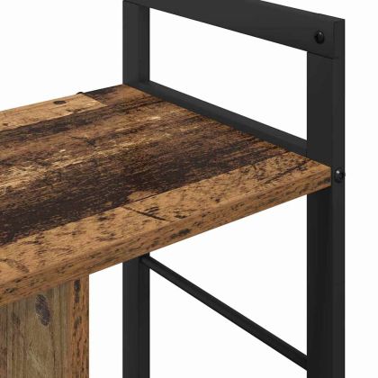 Рафт за книги Старо дърво 75 x 30 x 58,5 см Инженерно дърво