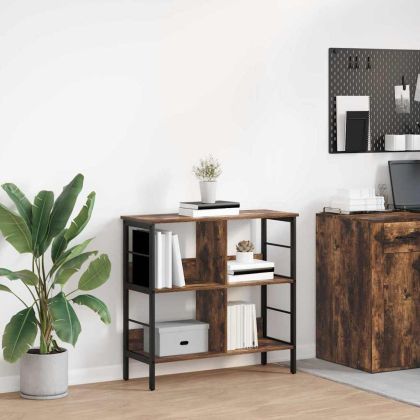 Рафт за книги Димян дъб 82 x 32 x 79 см Инженерно дърво