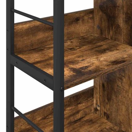 Рафт за книги Димян дъб 82 x 32 x 79 см Инженерно дърво