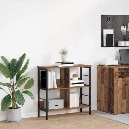 Рафт за книги Старо дърво 82 x 32 x 79 см Инженерно дърво