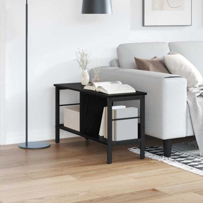 Рафт за книги Черния дъб 82 x 32 x 47 см Инженерно дърво