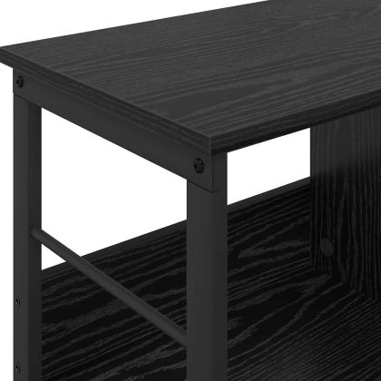 Рафт за книги Черния дъб 82 x 32 x 47 см Инженерно дърво