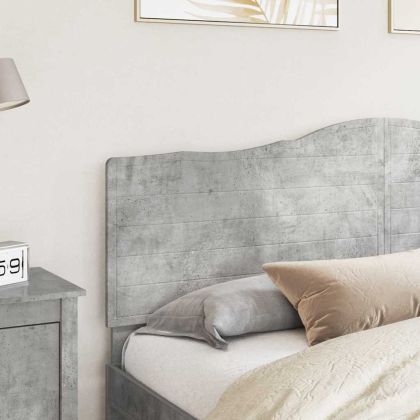 Облегалка за глава Циментено сиво 200 cm Инженерно дърво