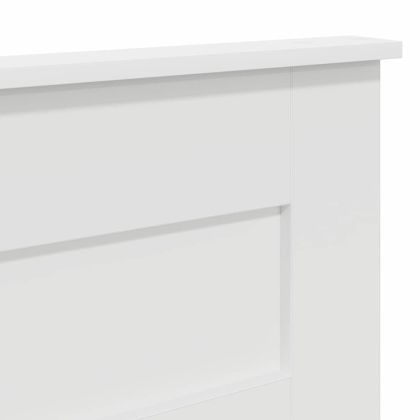 Облегалка за глава с таблото Бяло 180 cm Инженерно дърво