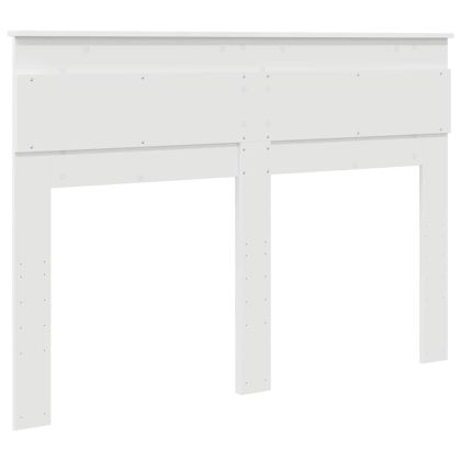 Облегалка за глава с таблото Бяло 150 cm Инженерно дърво