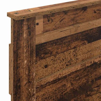 Облегалка за глава с таблото Старо дърво 90 cm Инженерно дърво