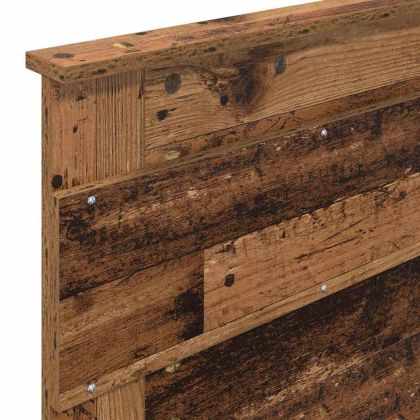 Облегалка за глава с таблото Старо дърво 75 cm Инженерно дърво