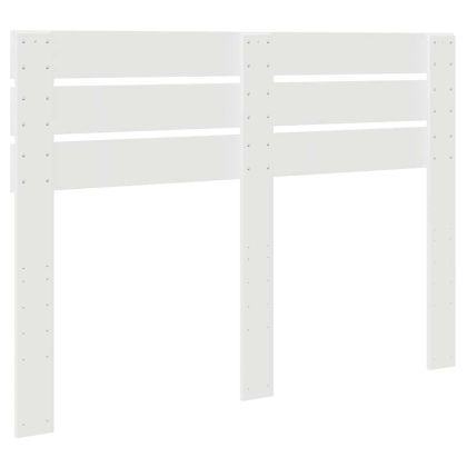 Облегалка за глава с таблото Бяло 160 cm Инженерно дърво