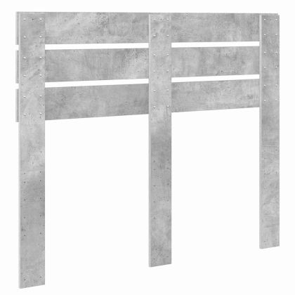 Облегалка за глава Циментено сиво 135 cm Инженерно дърво