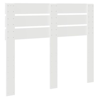 Облегалка за глава с таблото Бяло 120 cm Инженерно дърво