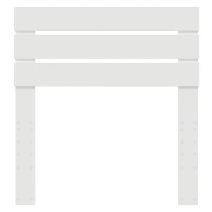 Облегалка за глава с таблото Бяло 75 cm Инженерно дърво