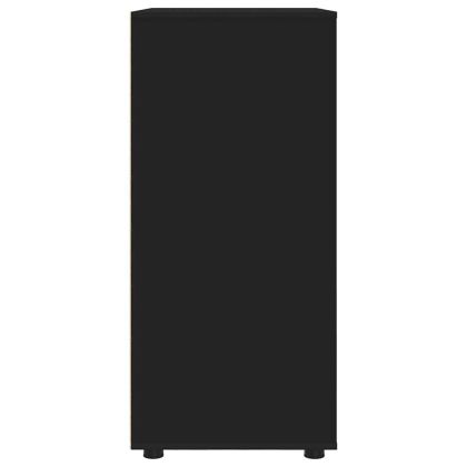 Шкафове за съхранение 2 pcs Черно 80 x 48 x 105 см