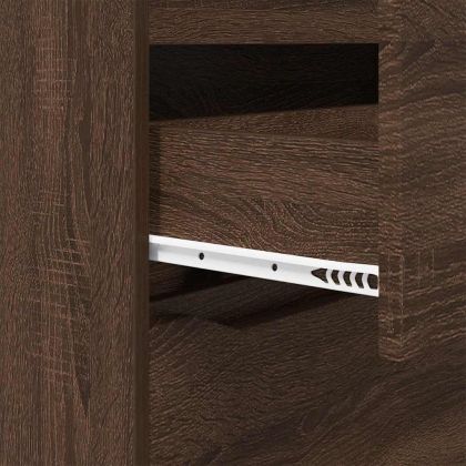 Шкафове за съхранение 2 pcs Кафяв дъб 80 x 48 x 105 см