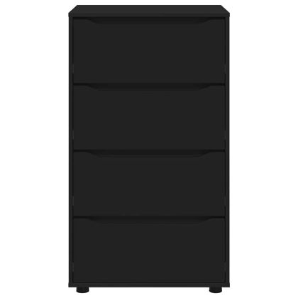 Шкафове за съхранение 2 pcs Черно 60 x 48 x 105 см