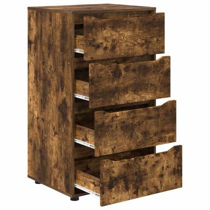 Шкафове за съхранение 2 pcs Димян дъб 60 x 48 x 105 см