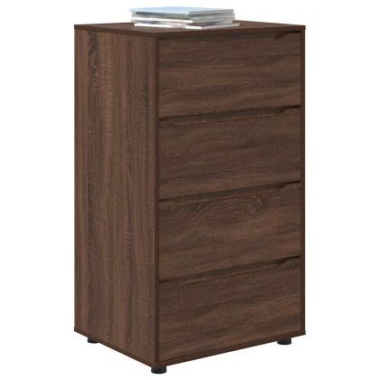 Шкафове за съхранение 2 pcs Кафяв дъб 60 x 48 x 105 см