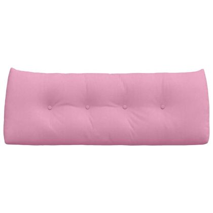 Възглавница за гръб Розово 120 x 24 x 50 см текстил